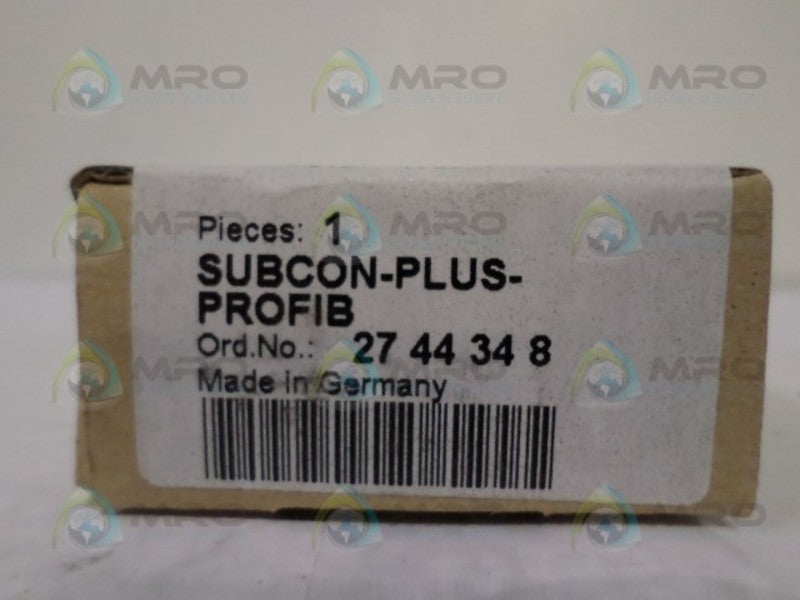 PHOENIX CONTACT SUBCON-PLUS-PROFIB CONNECTOR NSMP NSMP