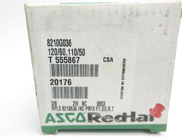 ASCO 8210G036 110/120V 1-125PSI 3/8" NSMP