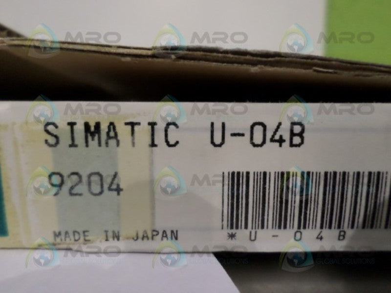 SIEMENS SIMATIC U-04B 6-SLOT RACK MODULE NSMP