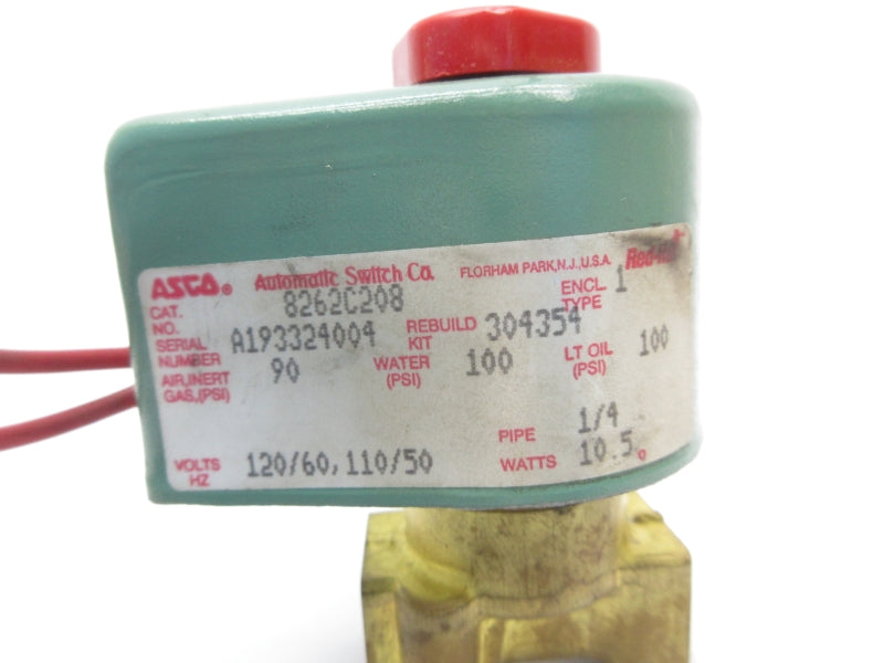 ASCO 8262C208 110/120V 100PSI 1/4" UNMP
