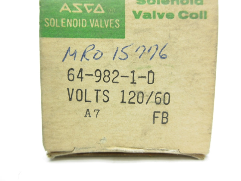ASCO 64-982-1D 110/120V NSMP
