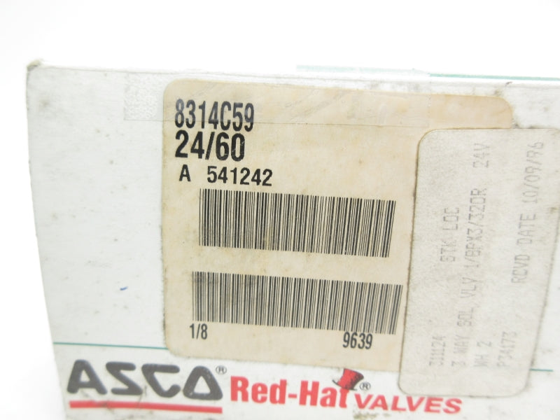 ASCO 8314C59 24V 175PSI 1/8" NSMP