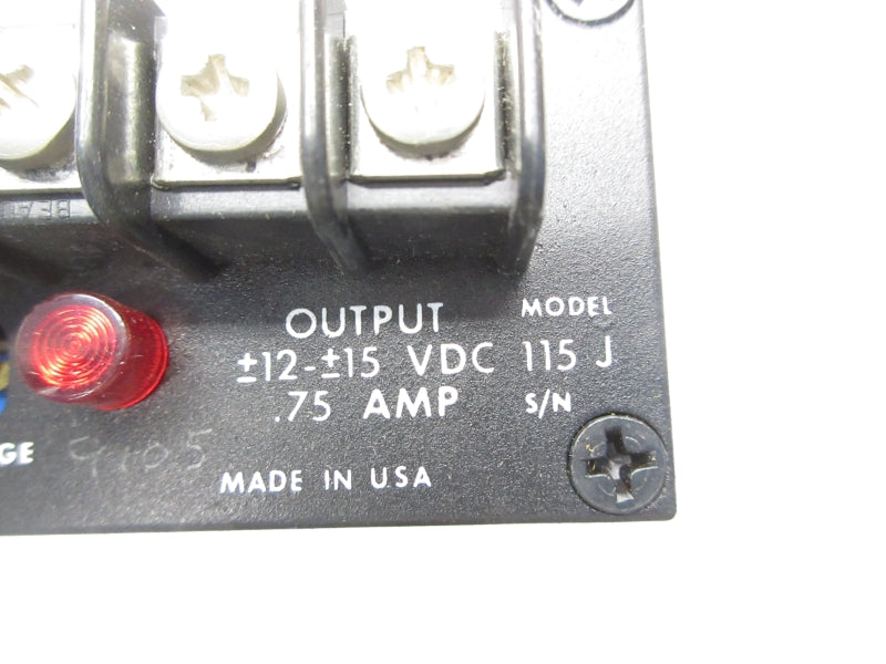 POWER SUPPLY 115J 15VDC .75A NSNP