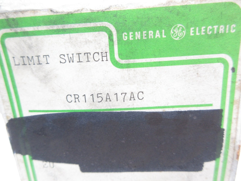 GENERAL ELECTRIC CR115A17AC 115/230VAC 0.75/0.27A NSMP