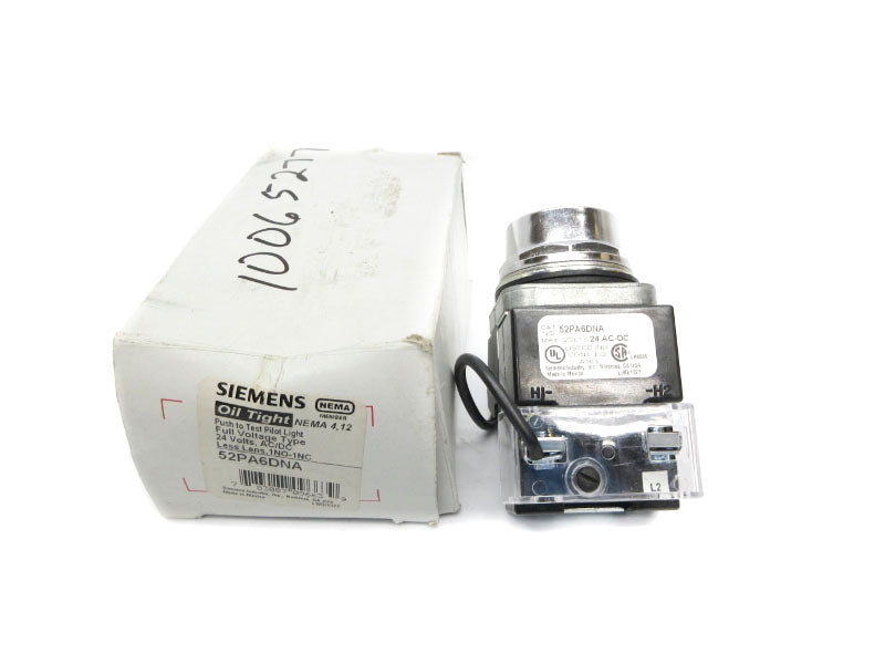 SIEMENS 52PA6DNA 24VAC/DC NSMP