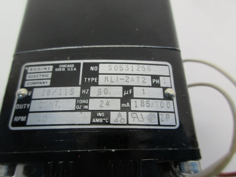 BODINE ELECTRIC KLI-24T2 28/115V UNMP