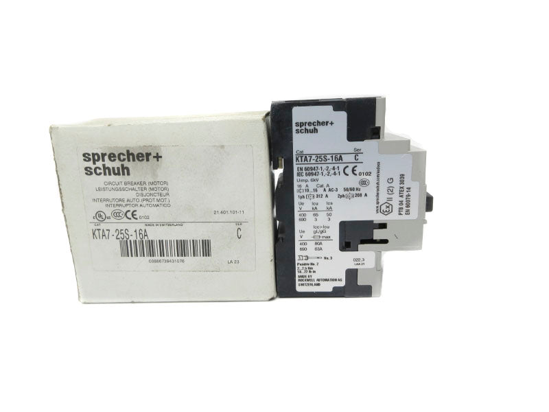SPRECHER+SCHUH KTA7-25S-16A SER. C 690V 10-16A NSMP