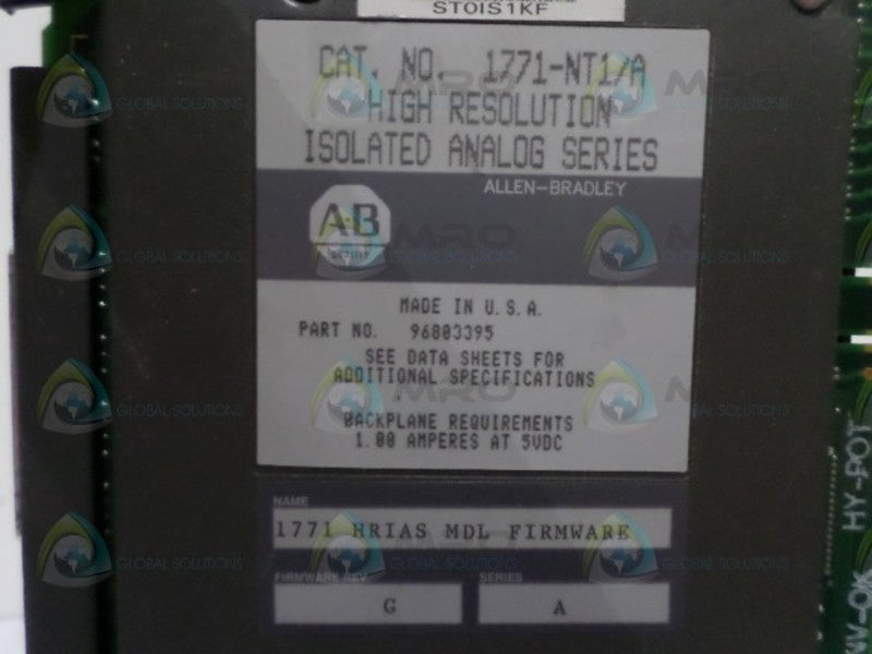ALLEN BRADLEY 1771-NT1  NSNP