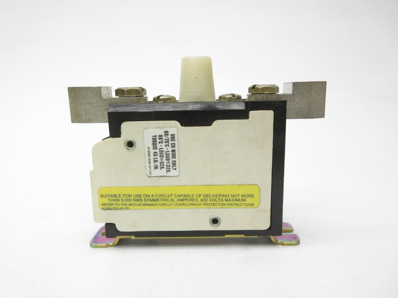 ALLEN BRADLEY 816-COV4 SER. K 600VAC 32A (BK/YL) NSMP