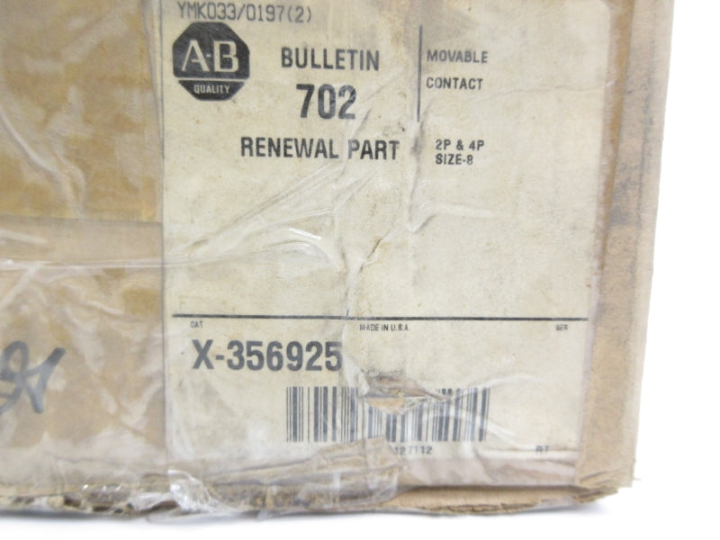 ALLEN BRADLEY X-356925 (BR/WH) NSMP