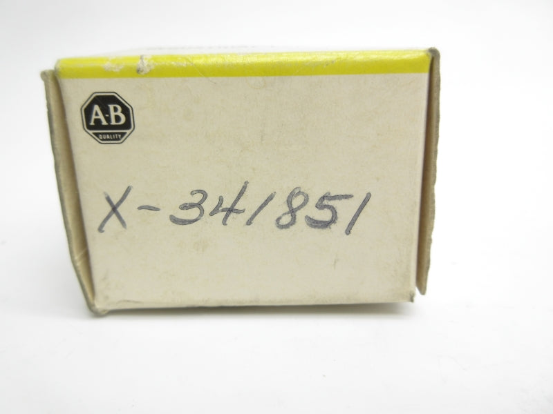 ALLEN BRADLEY X-341851 (BK/YL) NSMP