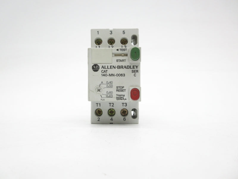 ALLEN BRADLEY 140-MN-0063 SER. C 0.40-0.63A NSNP
