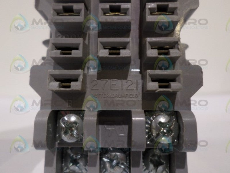 POTTER & BRUMFIELD 27E121 RELAY SOCKET  NSNP