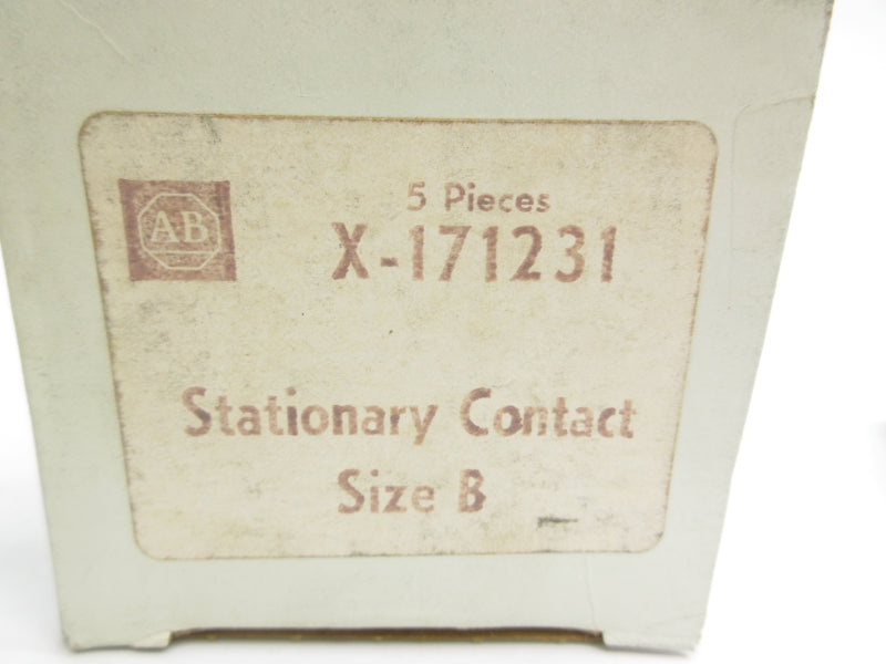 ALLEN BRADLEY X-171231 (PKG OF 5) (BK/YL) NSMP