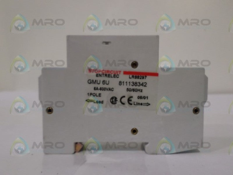 STOPCIRCUIT GMU 6U CIRCUIT BREAKER 6A NSNP
