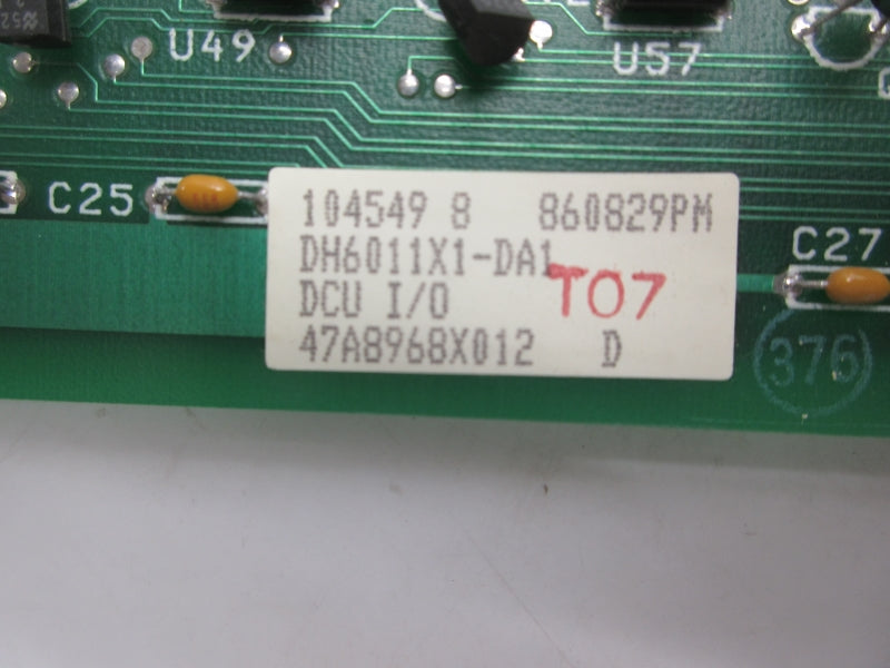 FISHER 47A8968X012 REV. D DH6011X1-DA1 UNMP