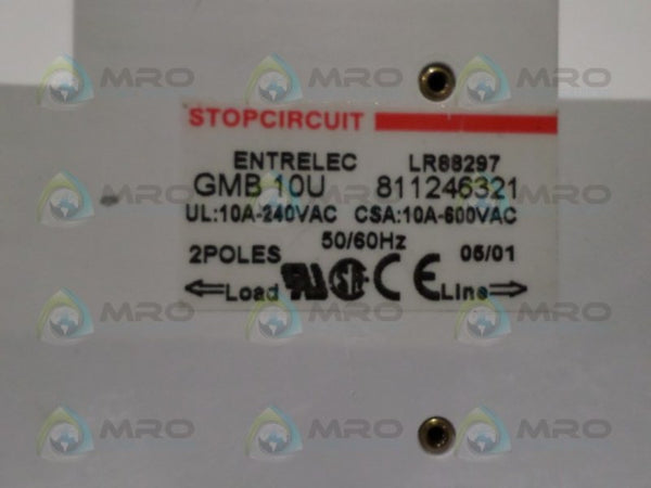 STOPCIRCUIT GMB-10U CIRCUT BREAKER 10A NSNP