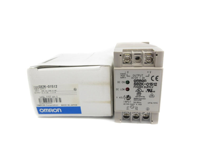 OMRON S82K-01512 100-240VAC 0.45A NSMP
