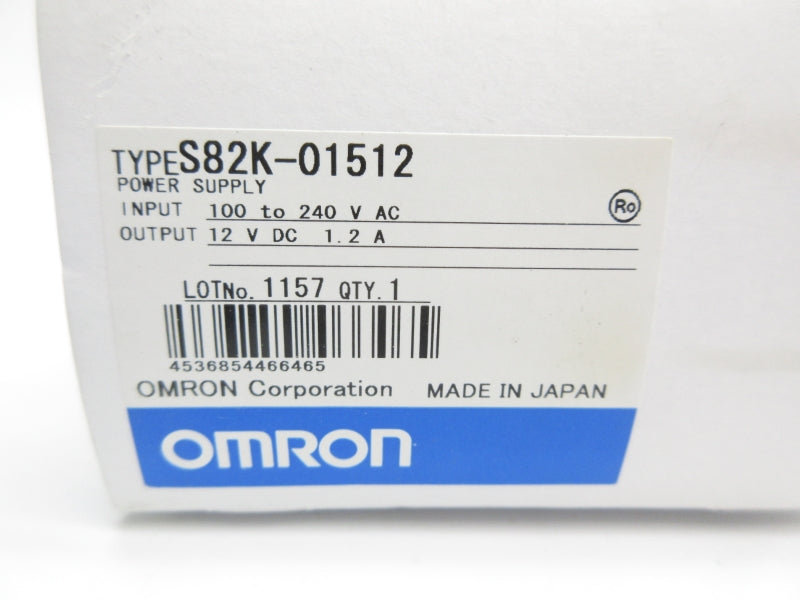 OMRON S82K-01512 100-240VAC 0.45A NSMP