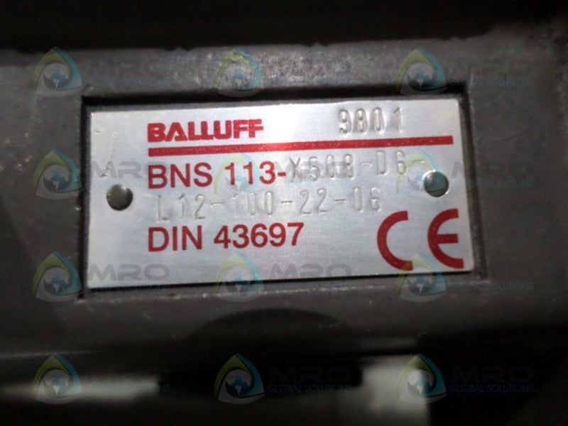 BALLUFF BNS 113-X508-D6-L12-100-22-06 PROXIMITY SWITCH NSNP