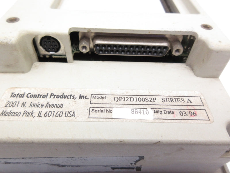 TOTAL CONTROL QPJ2D100S2P SER. A 24VDC UNMP