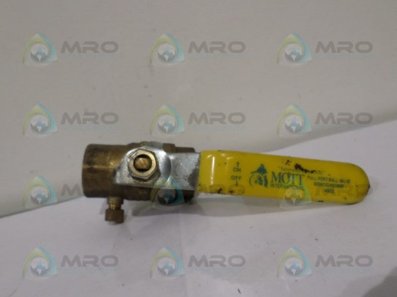 MOTT 600 WOG 3/4" BALL VALVE UNMP