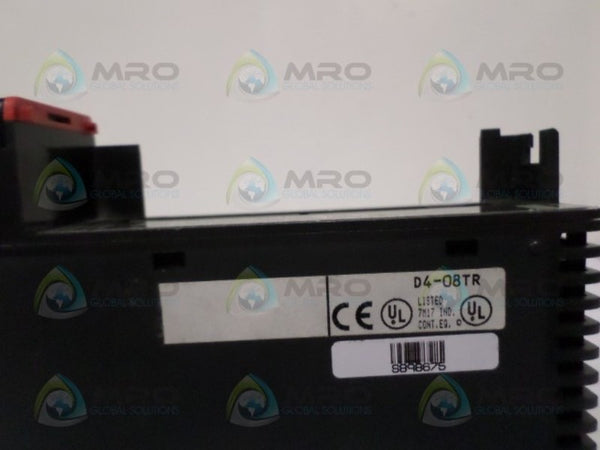 AUTOMAION DIRECT D4-08TR OUTPUT RELAY MODULE (AS PICTURED) UNMP