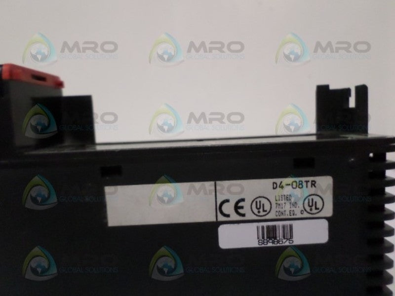 AUTOMAION DIRECT D4-08TR OUTPUT RELAY MODULE (AS PICTURED) UNMP