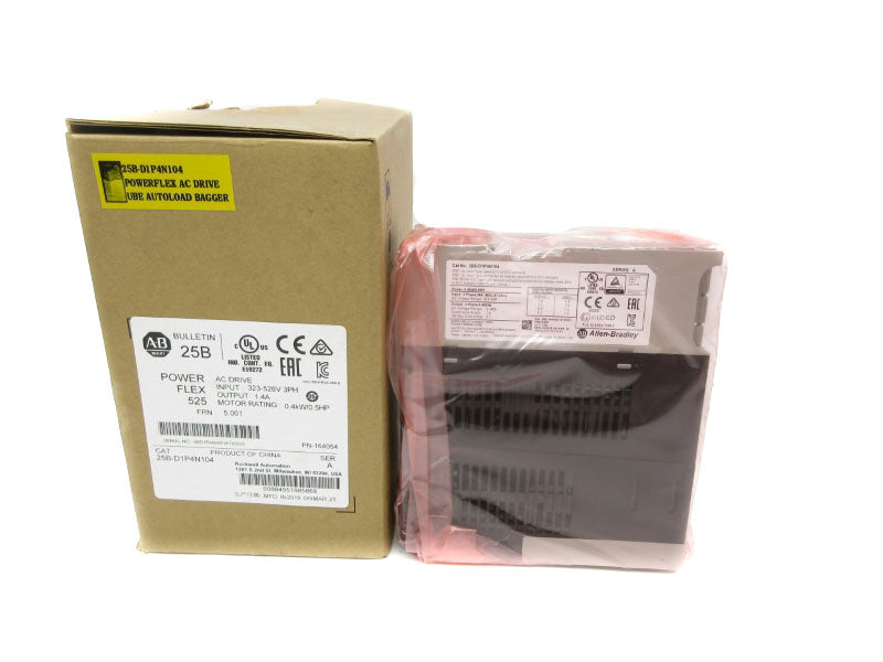 ALLEN BRADLEY 25B-D1P4N104 SER. A F/W 5.001 323-528VAC 2.1A NSMP