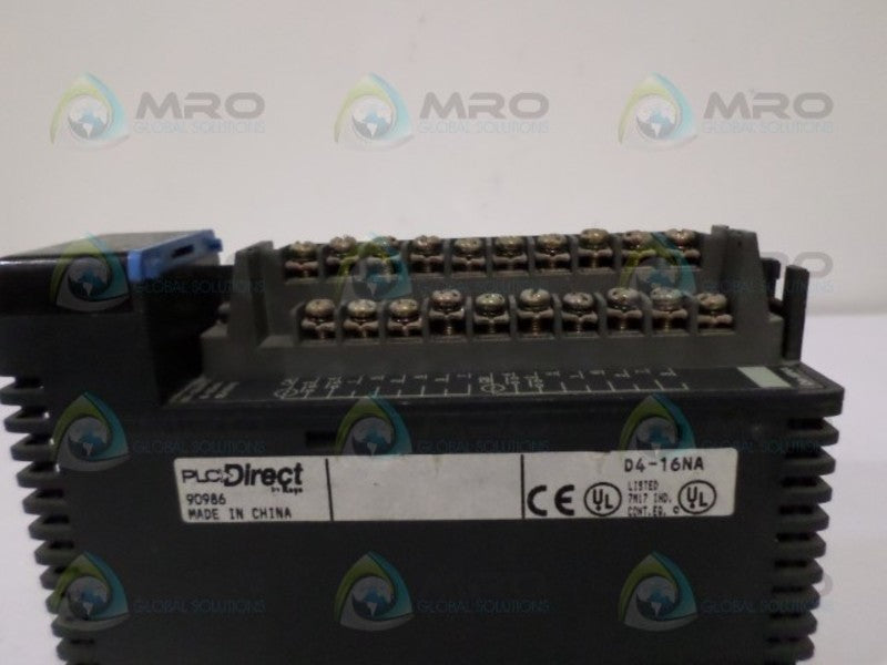 PLC DIRECT D4-16NA INPUT MODULE (AS PICTURED) UNMP
