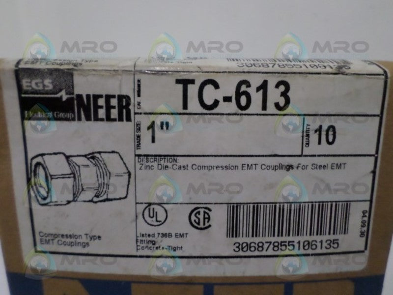 NEER TC-613 COMPRESSION  COUPLINGS NSMP
