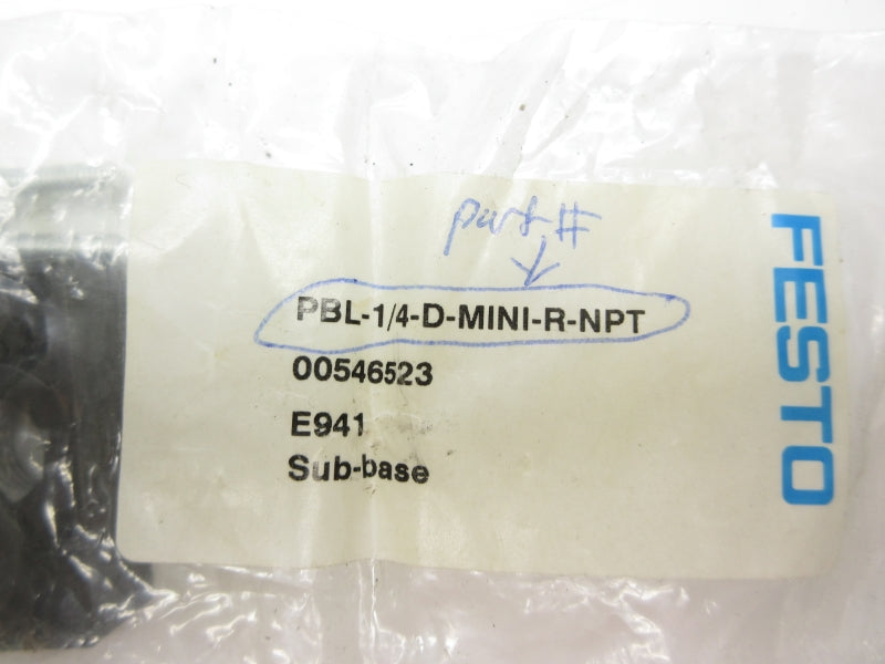 FESTO PBL-1/4-D-MINI-R-NPT 546523 NSMP