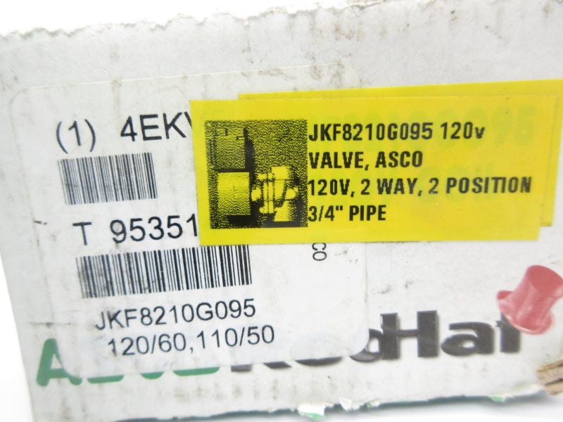 ASCO JKF8210G095 110/120V 150PSI 3/4" NSMP