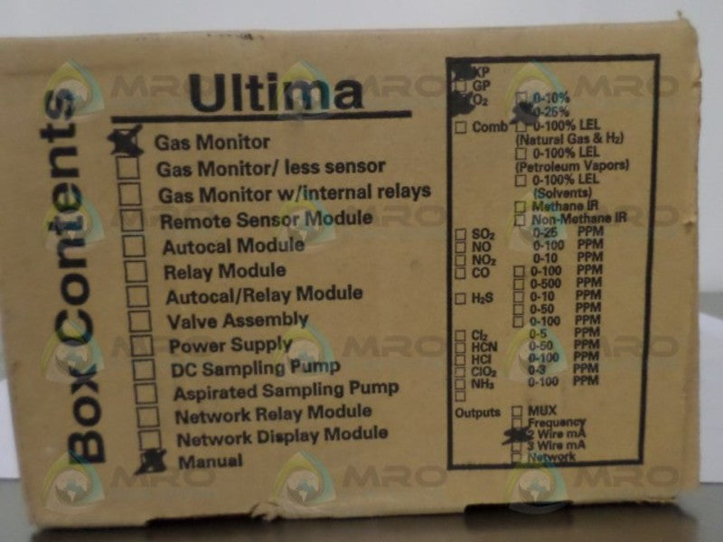 ULTIMA GAS MONITOR NSMP