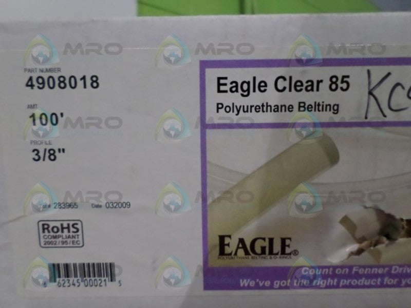 EAGLE EAGLE 4908018 POLYURETHANE BELTING NSMP