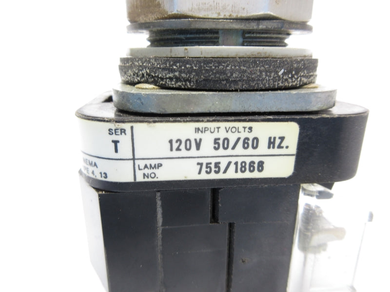 ALLEN BRADLEY 800T-FXNP16A7 SER. T 120V UNMP