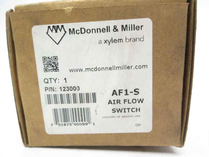 MCDONNELL&MILLER AF1-S 123000 120/240VAC 7.4/3.7A NSMP