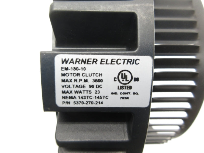 WARNER ELECTRIC 5370-270-214 EM-180-10 90VDC NSNP