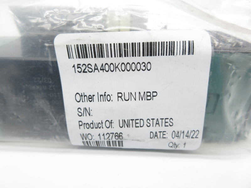 NUMATICS 152SA400K000030 110-120V .12A 150PSI NSMP