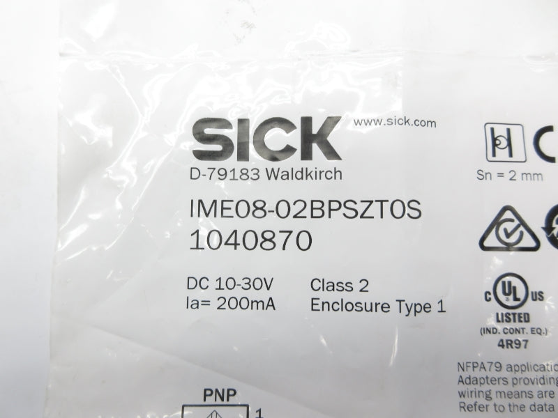 SICK IME08-02BPSZT0S 1040870 10-30VDC NSMP