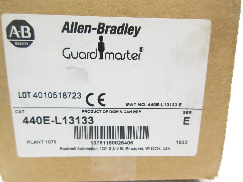 ALLEN BRADLEY 440E-L13133 SER. E 500V 10A (BR/WH) NSMP
