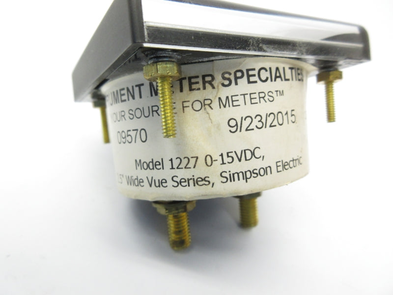 SIMPSON 09570 1227 0-15VDC NSNP