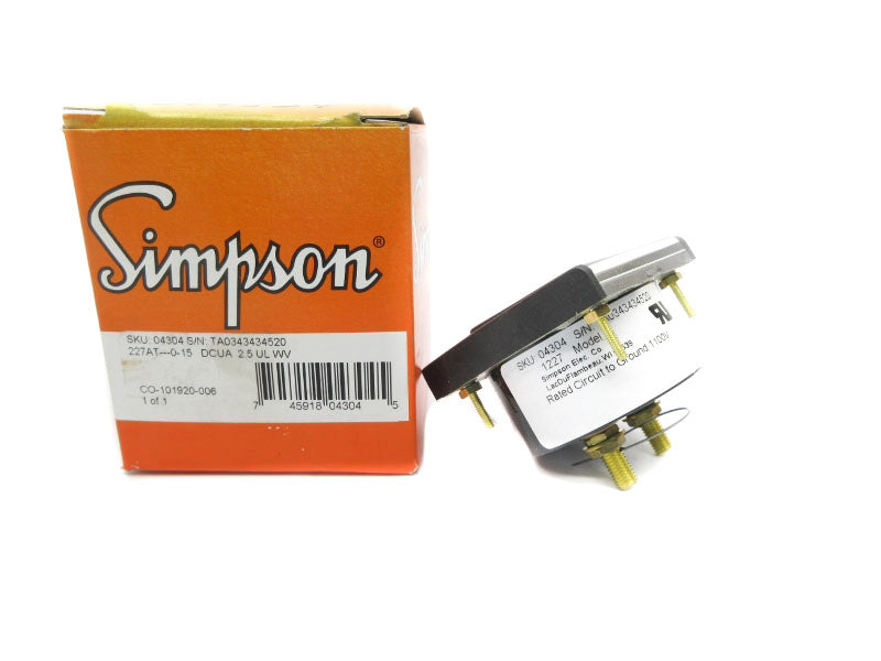 SIMPSON 04304 1227 0-15DC NSMP