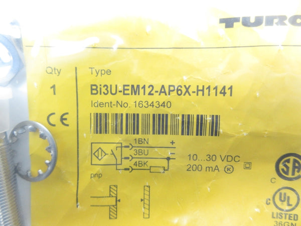 TURCK BI3U-EM12-AP6X-H1141 1634340 10-30VDC NSMP