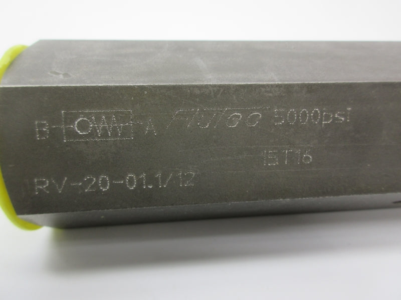 FLUTEC RV-20-01.1/12 5000PSI NSNP