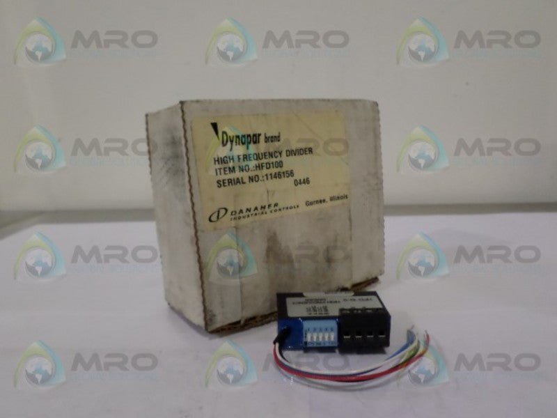 DYNAPAR HFD100 HIGH FREQUENCY FLOW DIVIDER NSMP