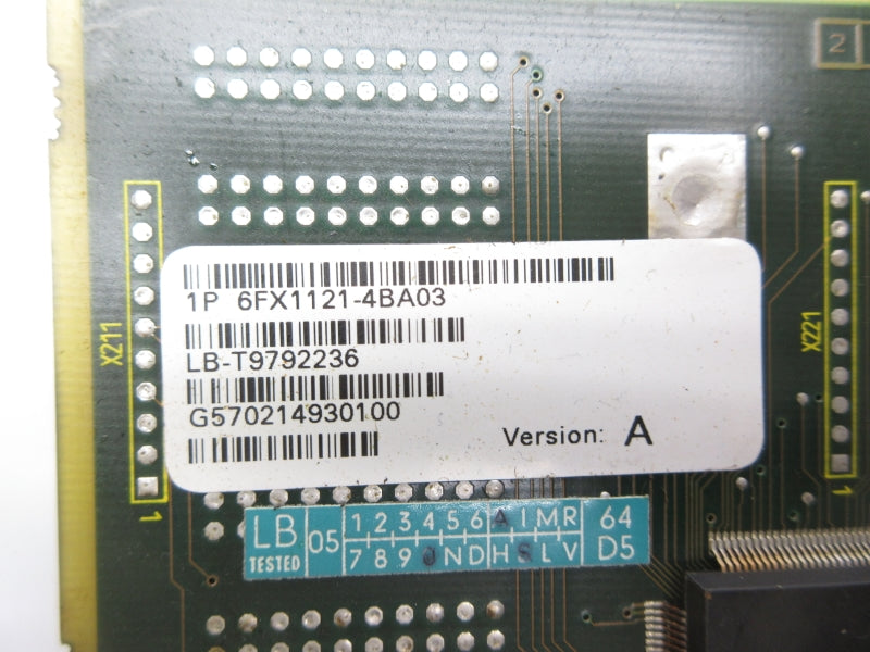 SIEMENS 6FX1121-4BA03 UNMP