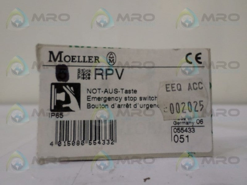 KLOCKNER MOELLER RPV EMERGENCY STOP BUTTON NSNP