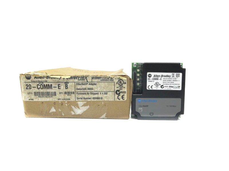 ALLEN BRADLEY 20-COMM-E SER. B F/W 4.002 5VDC NSMP