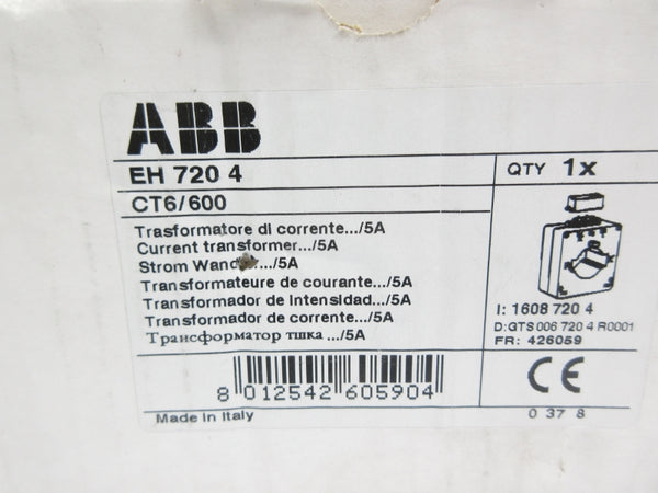 ABB CT6/600 EH7204 NSMP